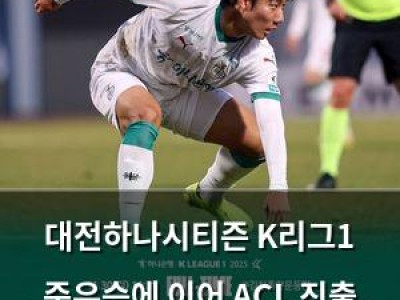 대전하나시티즌 K리그1 준우승에 이어 ACL 진출 확정