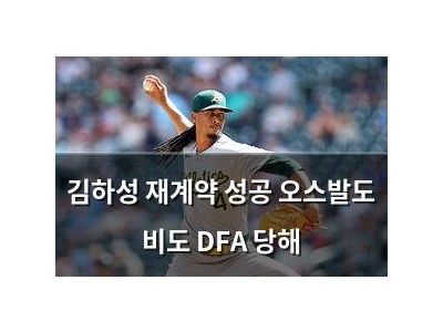김하성 재계약 성공 오스발도 비도 DFA 당해