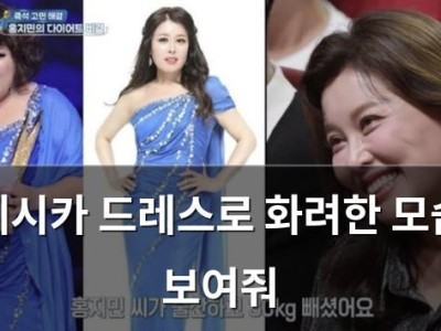 제시카 드레스로 화려한 모습 보여줘