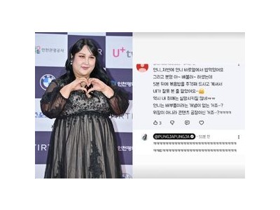 크리에이터 풍자 캡처 사진으로 의도치 않게 저격당해