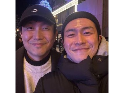 이재원 오정세와 찍은 사진 공개하며 닮은꼴 토론 재점화