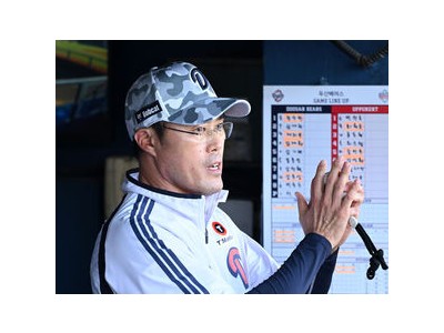 두산 조성환 감독대행 둘째 날 파격 라인업 발표