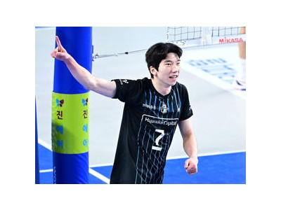 현대캐피탈 허수봉 한국도로공사 강소휘가 V리그 최고 보수 선수로