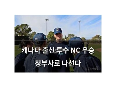 캐나다 출신 투수 NC 우승 청부사로 나선다
