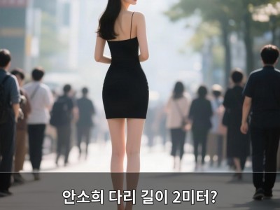 안소희 다리 길이 2미터? 놀라운 실물 사진 공개